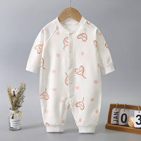 Baby Autumn Clothes Long Sleeve Spring And Autumn Baby Jumpsuit Pure Cotton Baby
