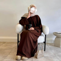 Turkey Dubai Spring, Summer, Autumn And Winter Loose Casual Dress