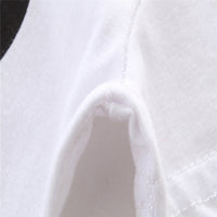 Ins Summer Boys' Short-sleeved Casual Suit Letter Print Top Trousers