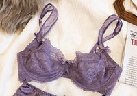 Women's Fashion Lace French Ultra-thin Bra