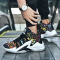Men's White High Top Basketball Shoes