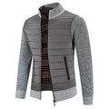 Men's Stand Collar Cardigan Sweater Outer Wear Plus Size Coat