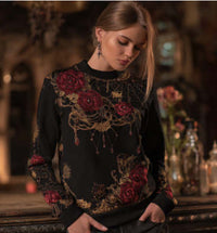 Womens Fallwinter Crew-neck Sweatshirt