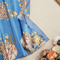 Womens Sexy Long Nightgown And Loungewear Set