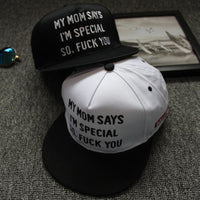 Letter Men's Hiphop Baseball Hat