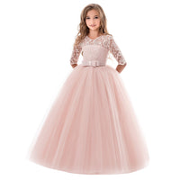 Children's Long Sleeve Puffy Princess Dress