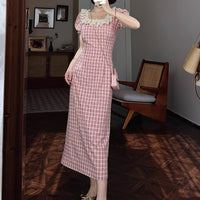 Compact Yet Stunning A One-of-a-kind, Beautifully Lacy Long Dress