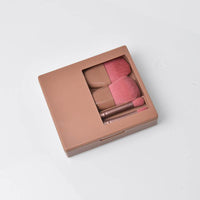Travel Makeup Brush With Mirror Suit Soft Hair
