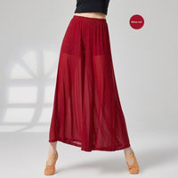Loose High-waisted Wide-leg Pants For Classical Dance