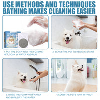 Pet Mite Removal Bath Soap Dog Cat Sterilization Body Deodorant Cleaning Bath Supplies