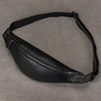 Men's Multi-functional Retro Crazy Horse Leather Belt Bag