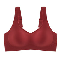 LaTeX Large Shoulder Strap Jelly Stick Seamless Push Up Bra