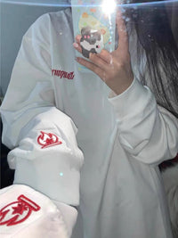 Mainstream Street-style Long-sleeve Base-layer Hoodie