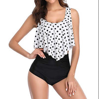Printed high waist bikini