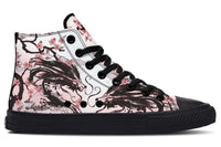Printed Couple High Top Canvas Shoes