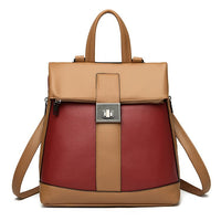 Multifunctional Womens Bag Summer-style Retro Backpack In European And American Designs