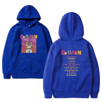 Popular Bear Letter Print Casual Hoodie Sweater