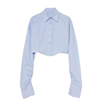 All-matching Slim Fit Short Chic Temperament Shirt