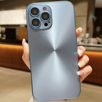 New Aurora CD Pattern Phone Case With A Simple Matte Finish