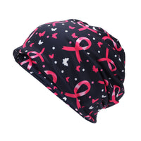 Breast Cancer Awareness Day Patterned Headscarfhat