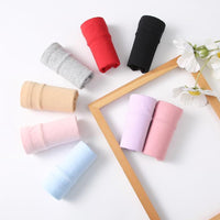 Mid-waist Cotton Solid Color Triangle Briefs