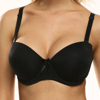 Strapless Large Size Bra With Silicone Strips Gather Thin Half A Cup