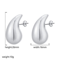 Women's Fashion Stainless Steel Droplet Earrings