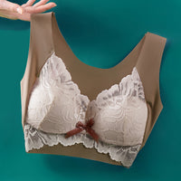Large Size Lace Underwear Gathers Top Breathable
