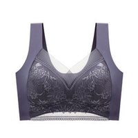 Ice Silk Lace Thin Seamless Back Shaping Bra
