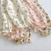 Versatile Floral Cotton Pants Mosquito Prevention