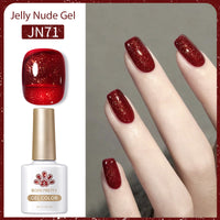 Nail Polish Transparent Color UV Polish Jelly Phototherapy Plastic