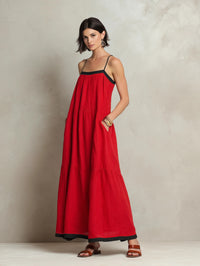 Loose Slimming Resort-Style Elegant Long Dress