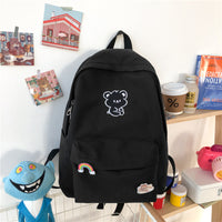 Junior High School Students Korean Version Of The Wild Backpack Female High School Students Ins Backpack