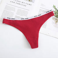 Women's Cotton Low Waist Seamless Thong