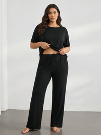 Best-selling Casual Long-sleeve Top And High-waisted Pants Set