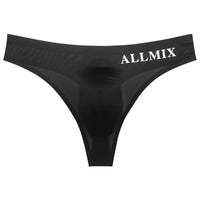 Men's Sports Fitness Letter Thin Transparent T-back