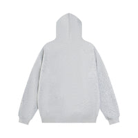 Letter Patch Embroidered Hoodie