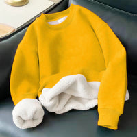 Fleece-lined Thickened Alpaca Fleecefiber Sweater