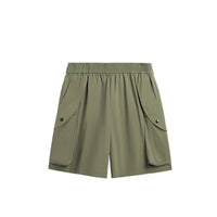 Plaid Stretch Sports Shorts Casual Loose