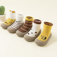 Thick-soled Childrens Sock Mid-calf Baby Indoor Shoes