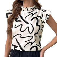 Arrival Printed Fashionable Elegant Womens Top