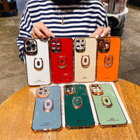 Electroplated Mobile Phone Shell Bear Bracket Fine Hole