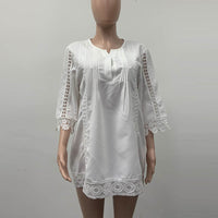 Elegant And Stylish Womens Round-neck Top