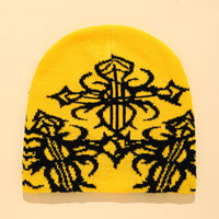 Trend Knitting Patterns Embroidery Warm Wool Hat