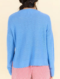 Autumn And Winter Idle Style Round Neck Thickened Loose Sweater