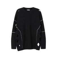Spring And Autumn Loose-fitting Casual Round-neck Knitted Sweater