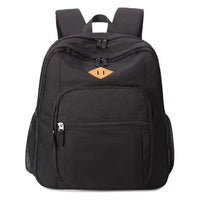 Large Capacity Black Wear-resistant Stain-resistant Casual And Lightweight Schoolbag
