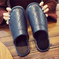 Home Leather Slippers For Men And Women
