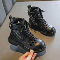 Children's Short Boots Thin Net Boots Hollow