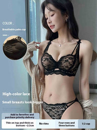 Women's Traceless Vest Gather Comfortably Side Drawing Bra
